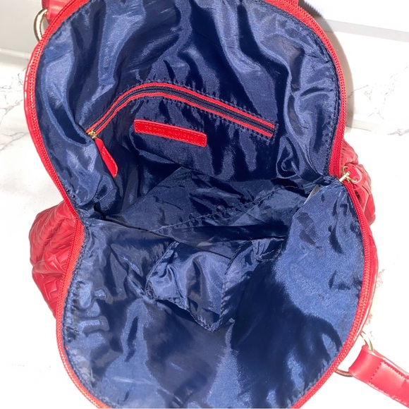Tommy Hilfiger Handbag Purse Red Monogram Women’s - Picture 7 of 10